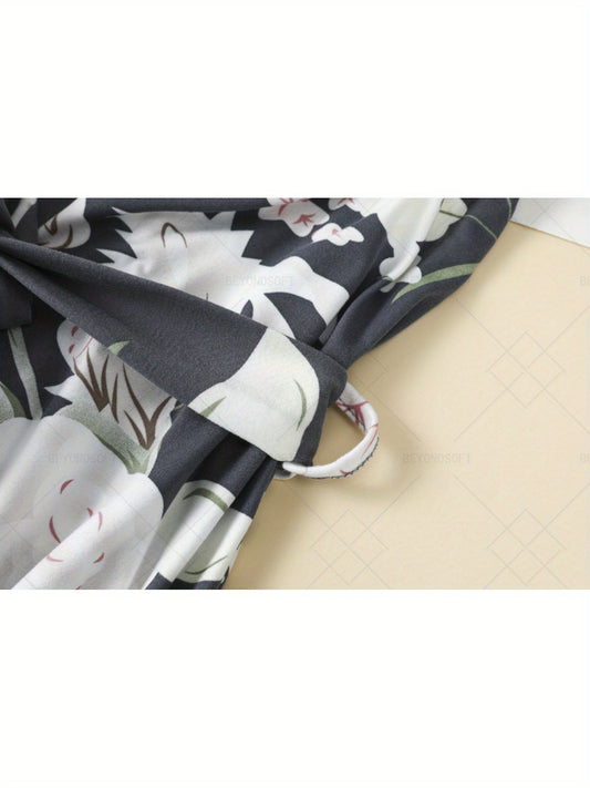 2025 New Style Home Clothes for Women- Three-Piece Set Including Pure Nightgown, Camisole Nightdress And Long Pants